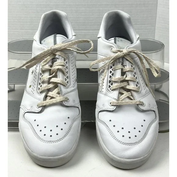 adidas | Shoes | Adidas Originals Womens Slam Court Leather Fashion  Sneakers Shoes 78902 Size 1 | Poshmark